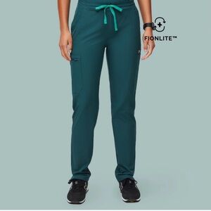 Figs XS Carribean blue FIONLITE Yola skinny scrub pants